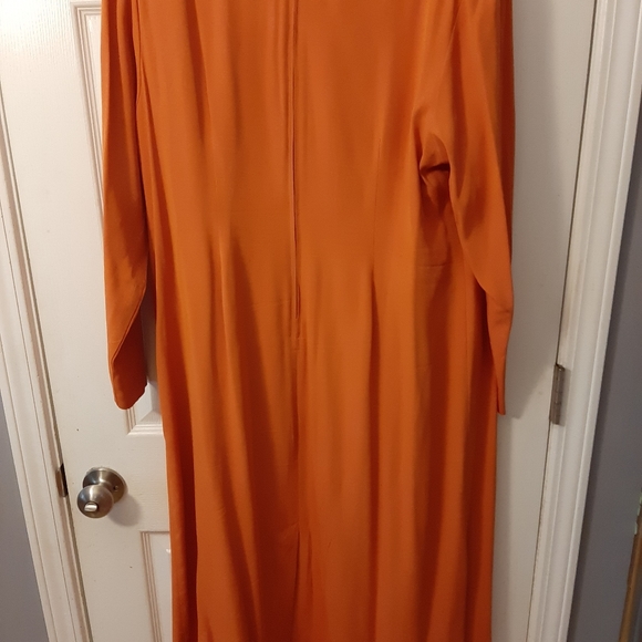 Essence by Mail Peachy Tangerine Colored Dress - Picture 11 of 15